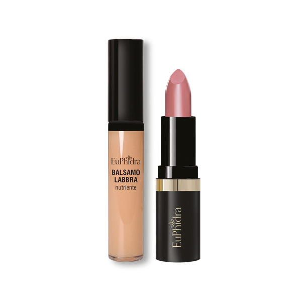 Euphidra Lips Beautiful Mat Pintalabios + Bálsamo Labial 01 Nude-2
