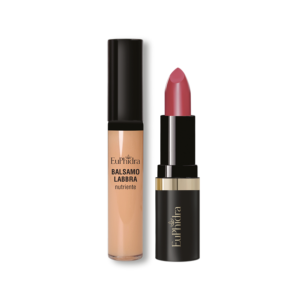 Euphidra Lips Beautiful Mat Pintalabios + Bálsamo Labial 02 Rojo-2