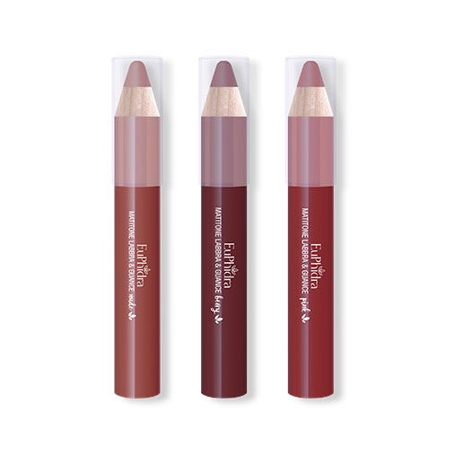 Euphidra The Magnificent Three Mini Lip Pencils Nude / Pink / Berry 01-2
