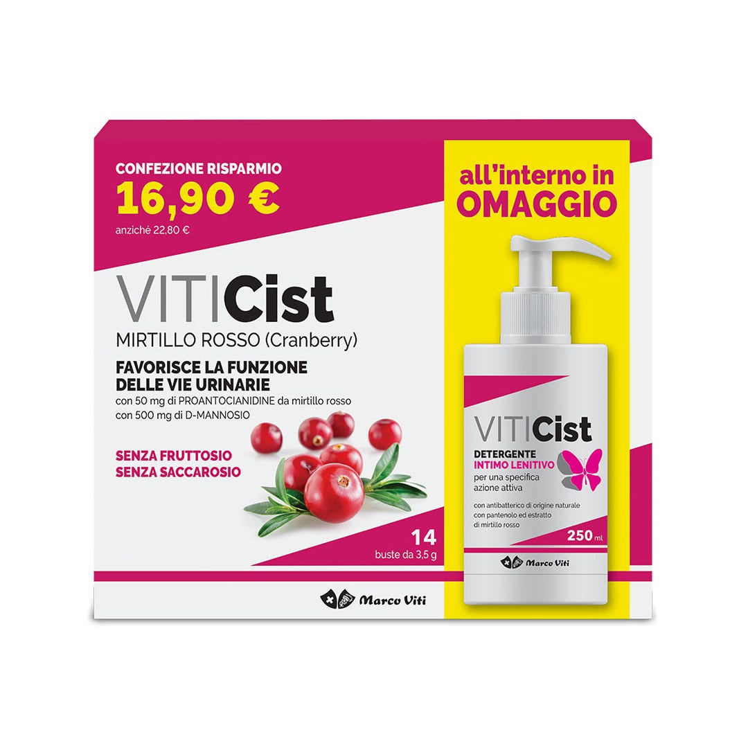 Viti Cist Sin Fructosa Arándano 14 Sobres + Limpiador Íntimo 250ml-5