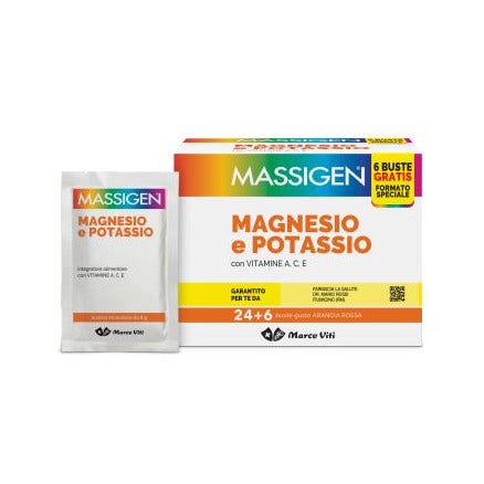 Marco Viti Massigen Magnesio Y Potasio 24 + 6 Sobres-1