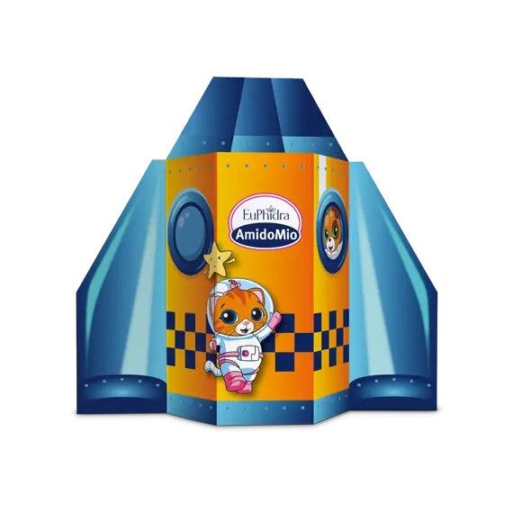 Euphidra Amido Mio La Nave Espacial De Los Cachorros Jabón Líquido 500ml + Champú 200ml + Crema 50ml-3