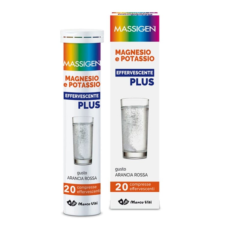 Massigen Magnesio Y Potasio Plus 20 Comprimidos Efervescentes-2