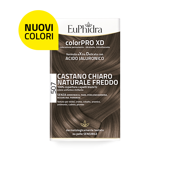 Euphidra ColorPro XD Kit Tinte Capilar 507 Castaño Claro Frío Natural-1
