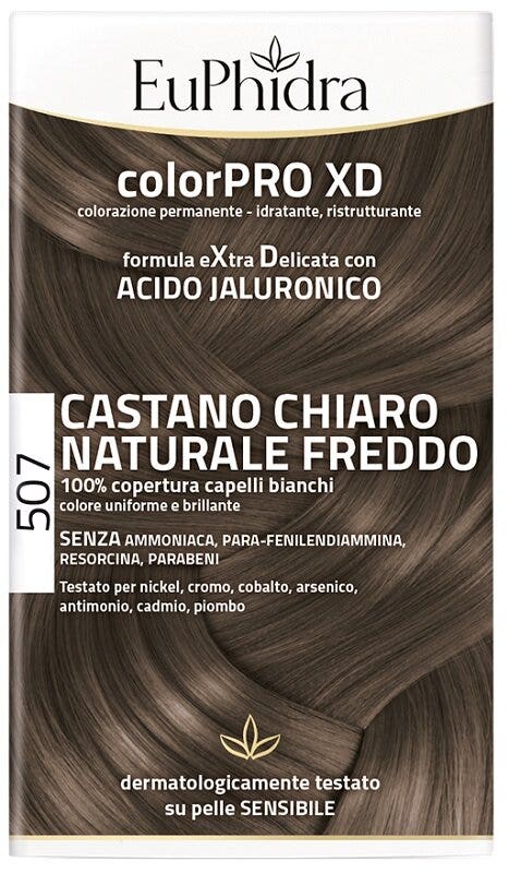Euphidra ColorPro XD Kit Tinte Capilar 507 Castaño Claro Frío Natural-2