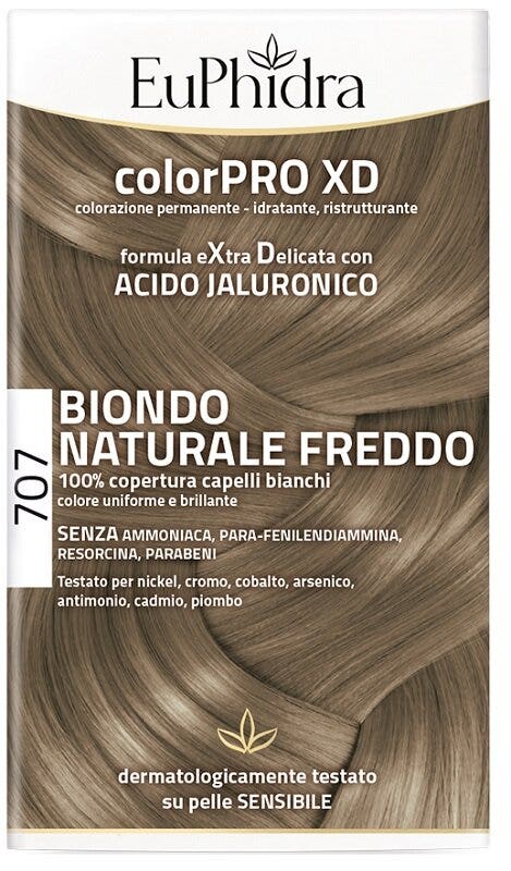 Euphidra ColorPro XD Kit Tinte Capilar 707 Rubio Frío Natural-2