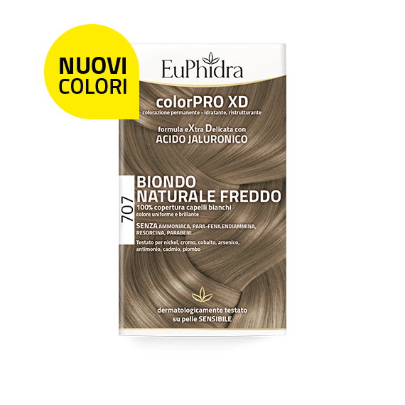 Euphidra ColorPro XD Kit Tinte Capilar 707 Rubio Frío Natural-1