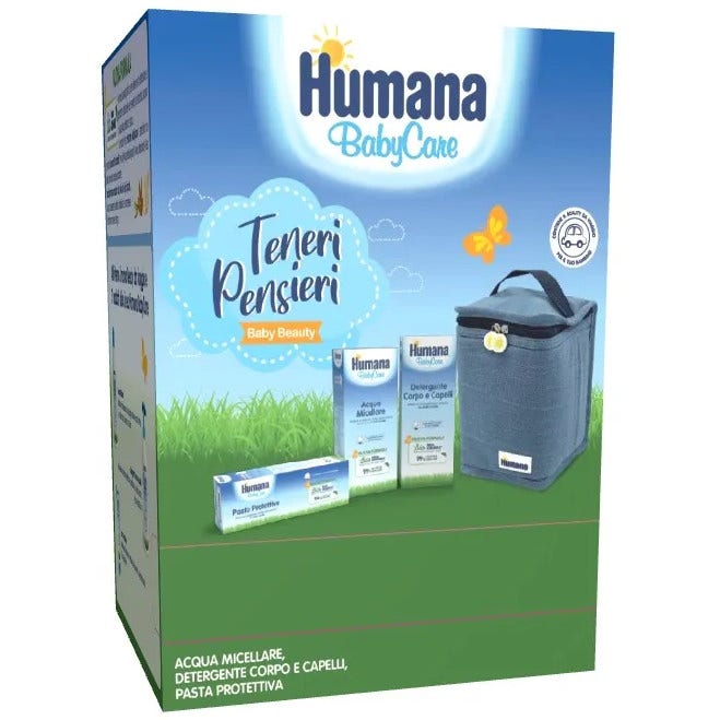Humana Teneri Pensieri Beauty Bag Baby Care Agua Micelar + Limpiador + Pasta-2