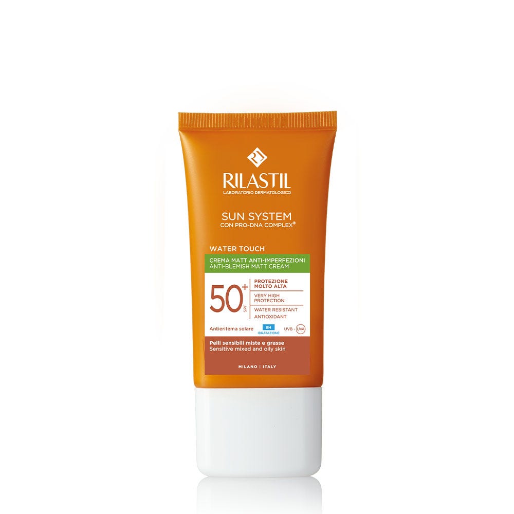 Rilastil Sun System Water Touch Crema Solar Mate SPF 50+ Anti Imperfecciones Rostro 50ml-1