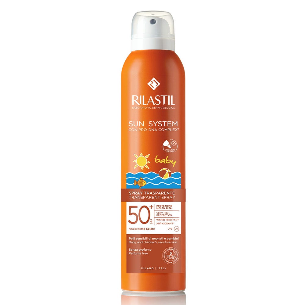 Rilastil Sun System Baby Spray Solar Transparente SPF 50+ Corporal Para Niños 200ml-1