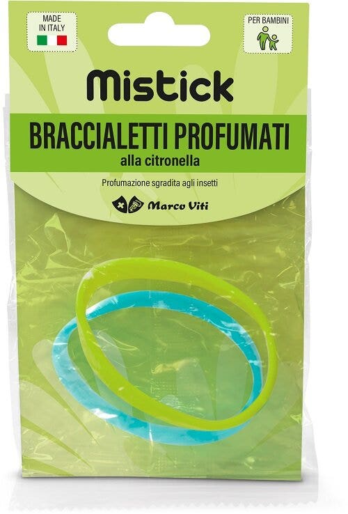 Mistick Pulseras Perfumadas Citronela Azul/Verde 2 Piezas-1