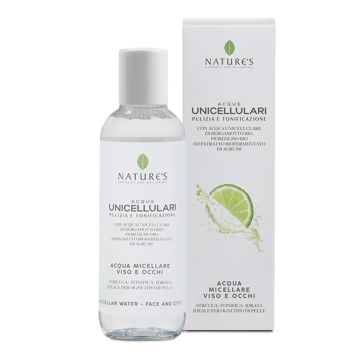 Nature's Acque Unicellulari Agua Micelar Rostro Y Ojos 200ml-2