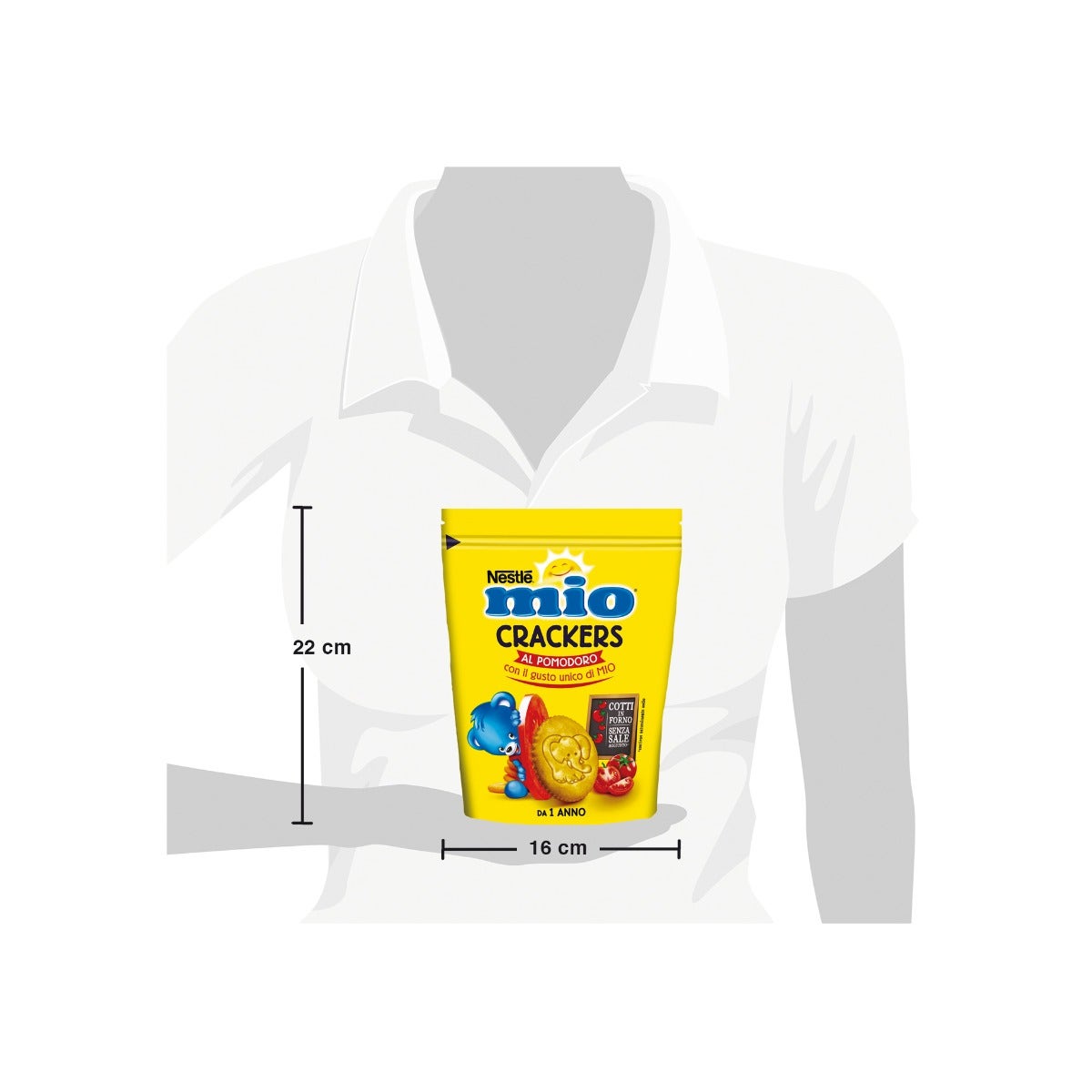 Nestlè Mio Snack Crackers Con Tomate Para Bebés 1 Año + 100g-5
