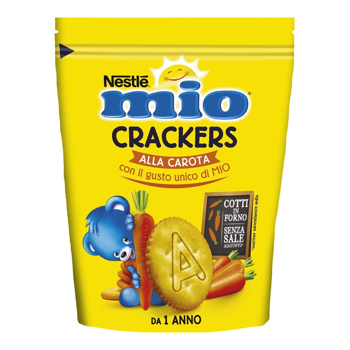 Nestlè Mio Snack Crackers Con Zanahoria Para Bebés 1 Año + 100g-2