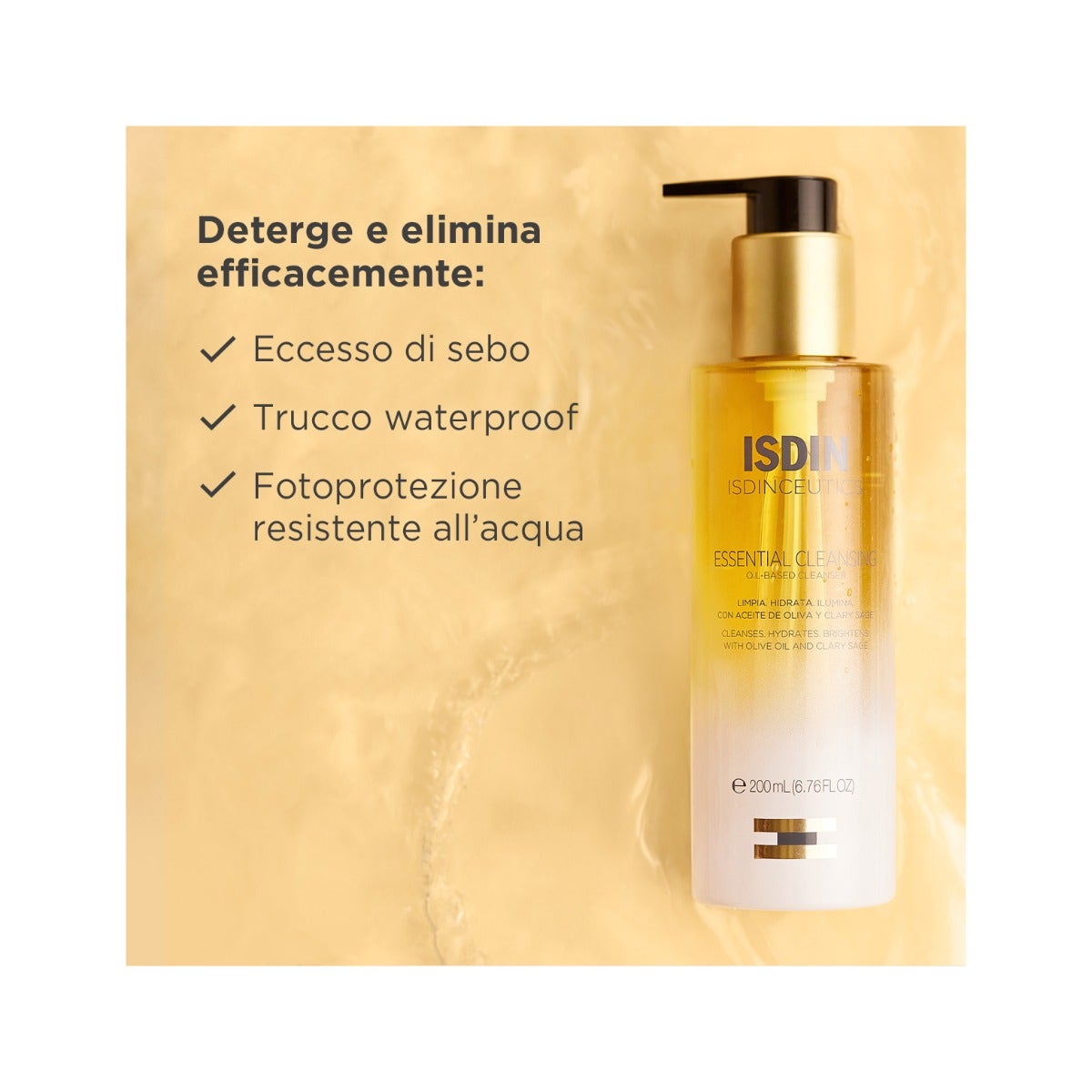 Isdin Isdinceutics Essential Clean Limpiador Facial 200ml-2