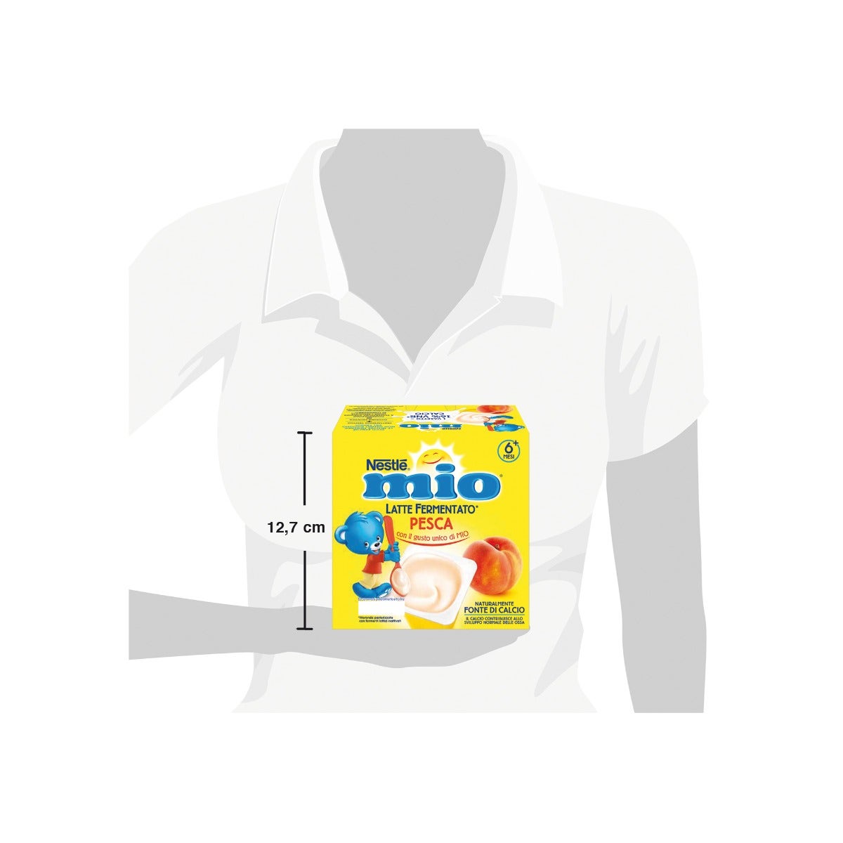 Nestlé Mio Merenda Leche Fermentada Melocotón 4x100g 6 Meses-4