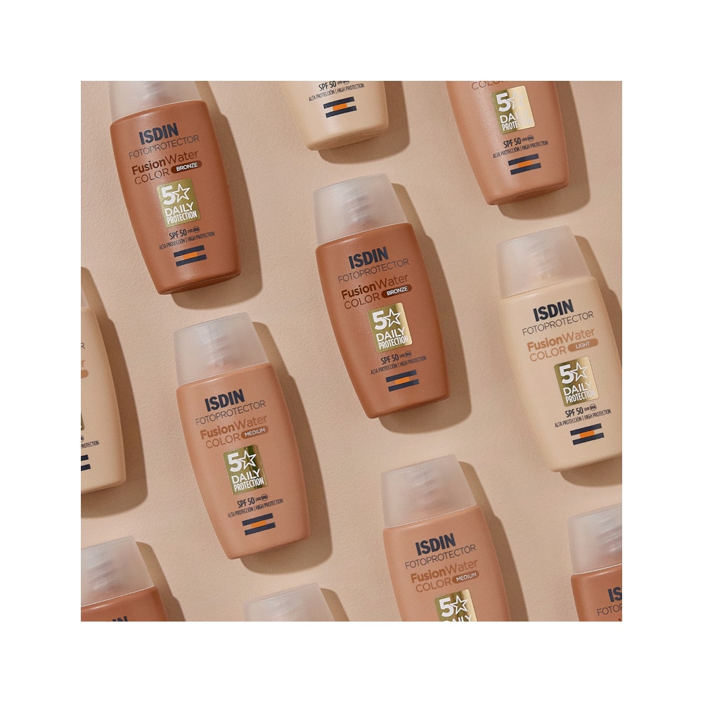 Isdin Fusion Water Color Bronze Ultralight Coloreada Fotoprotección 50ml SPF50-4