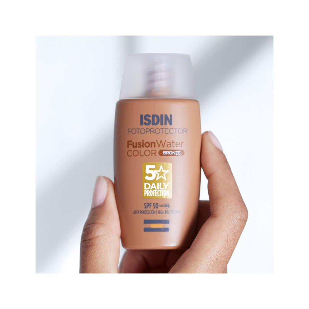 Isdin Fusion Water Color Bronze Ultralight Coloreada Fotoprotección 50ml SPF50-2