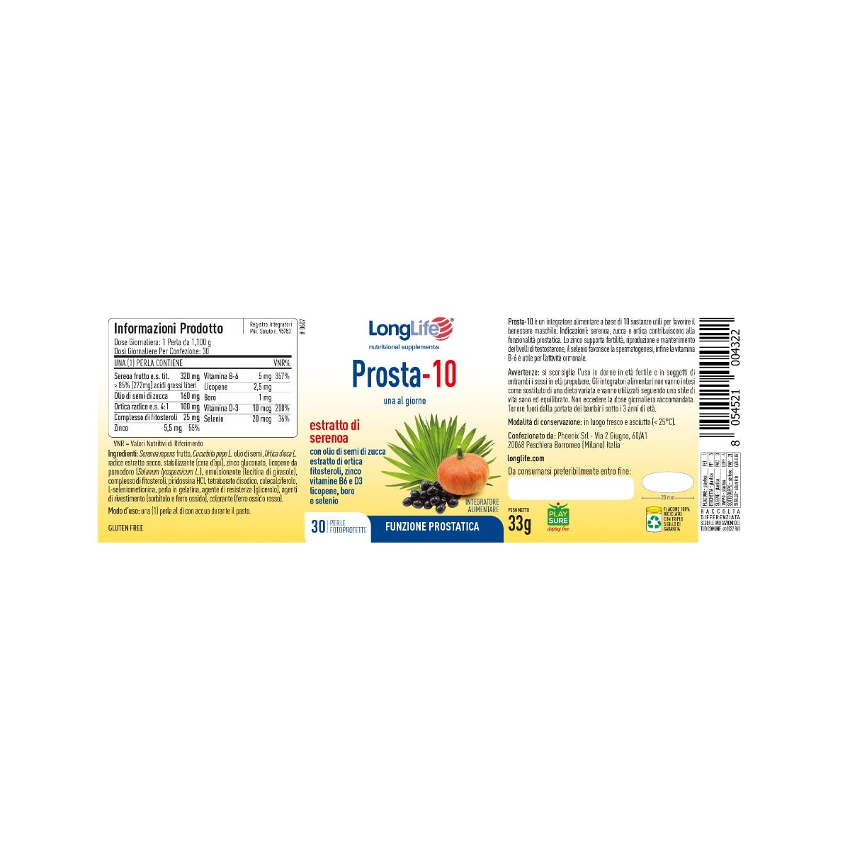 Longlife Prosta-10 30 Perlas-2