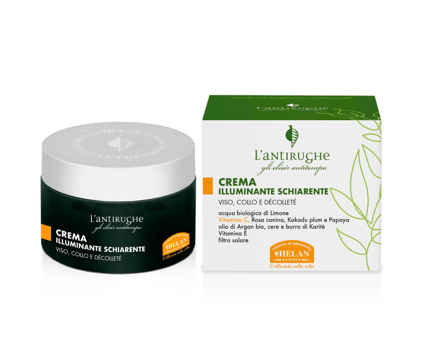Helan Elisir Antitempo Crema Facial Antiarrugas Iluminadora e Iluminadora 50ml-1