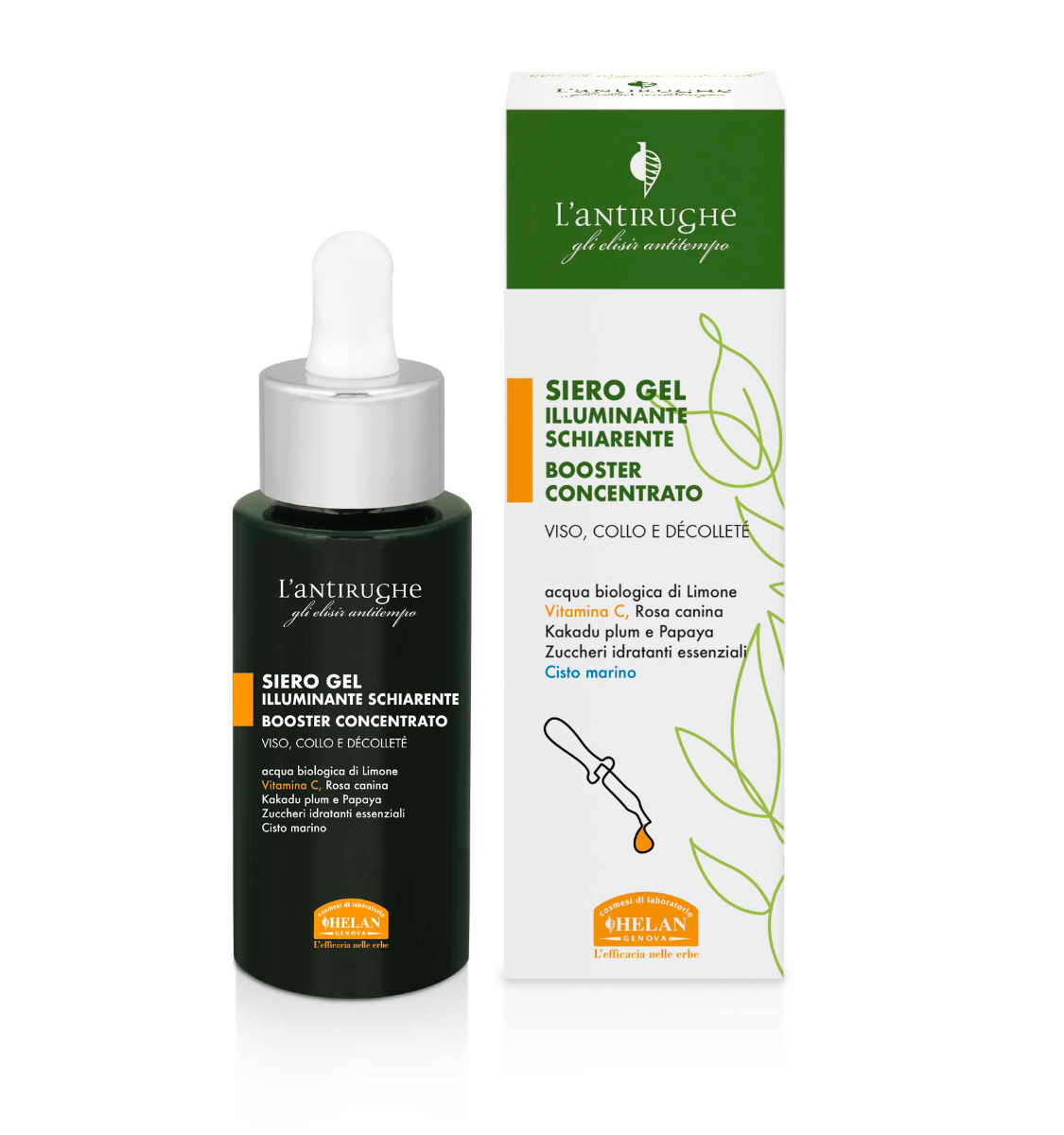 Helan Elisir Antitempo El Serum Gel Antiarrugas Iluminador Y Iluminador Rostro 30ml-1