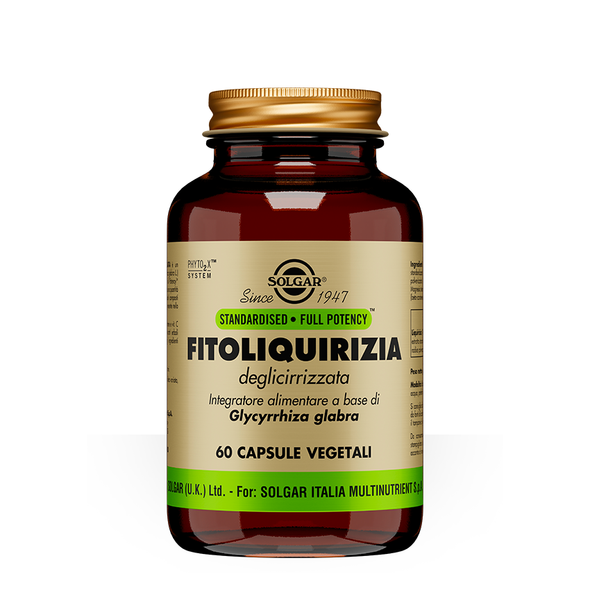 Solgar Fitoliquirizia Desglicirizada 60 Cápsulas Vegetales-2