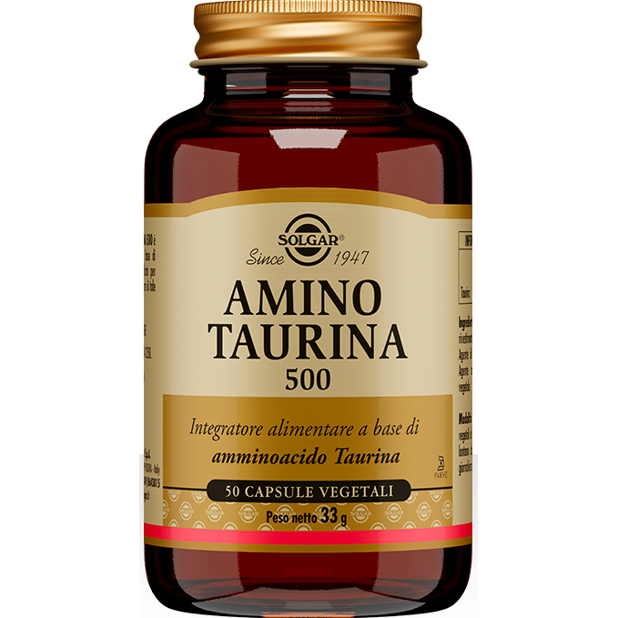 Solgar Amino Taurina 500 50 Cápsulas-4
