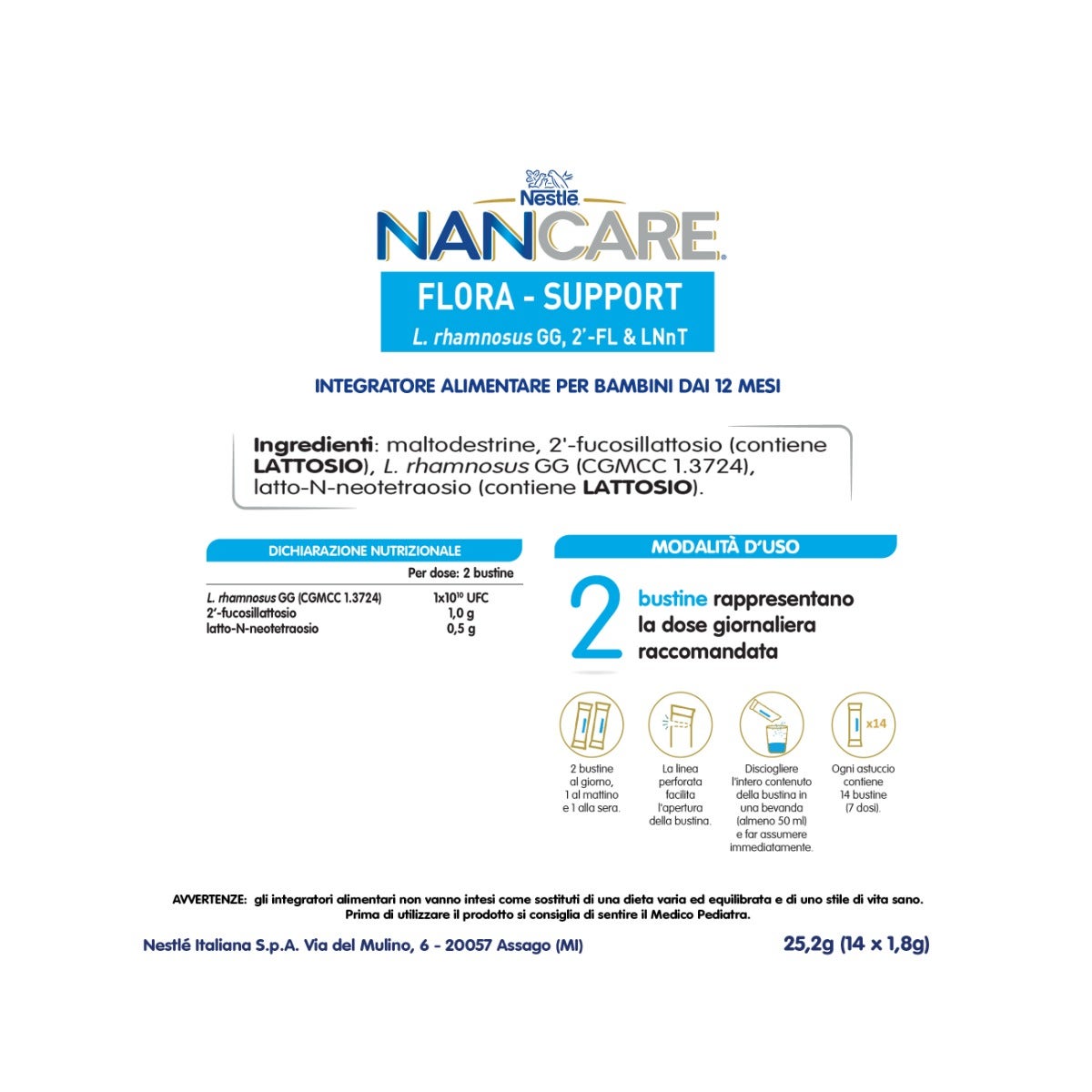 Nestlé Nan Care Soporte Flora 14 Sobres-9
