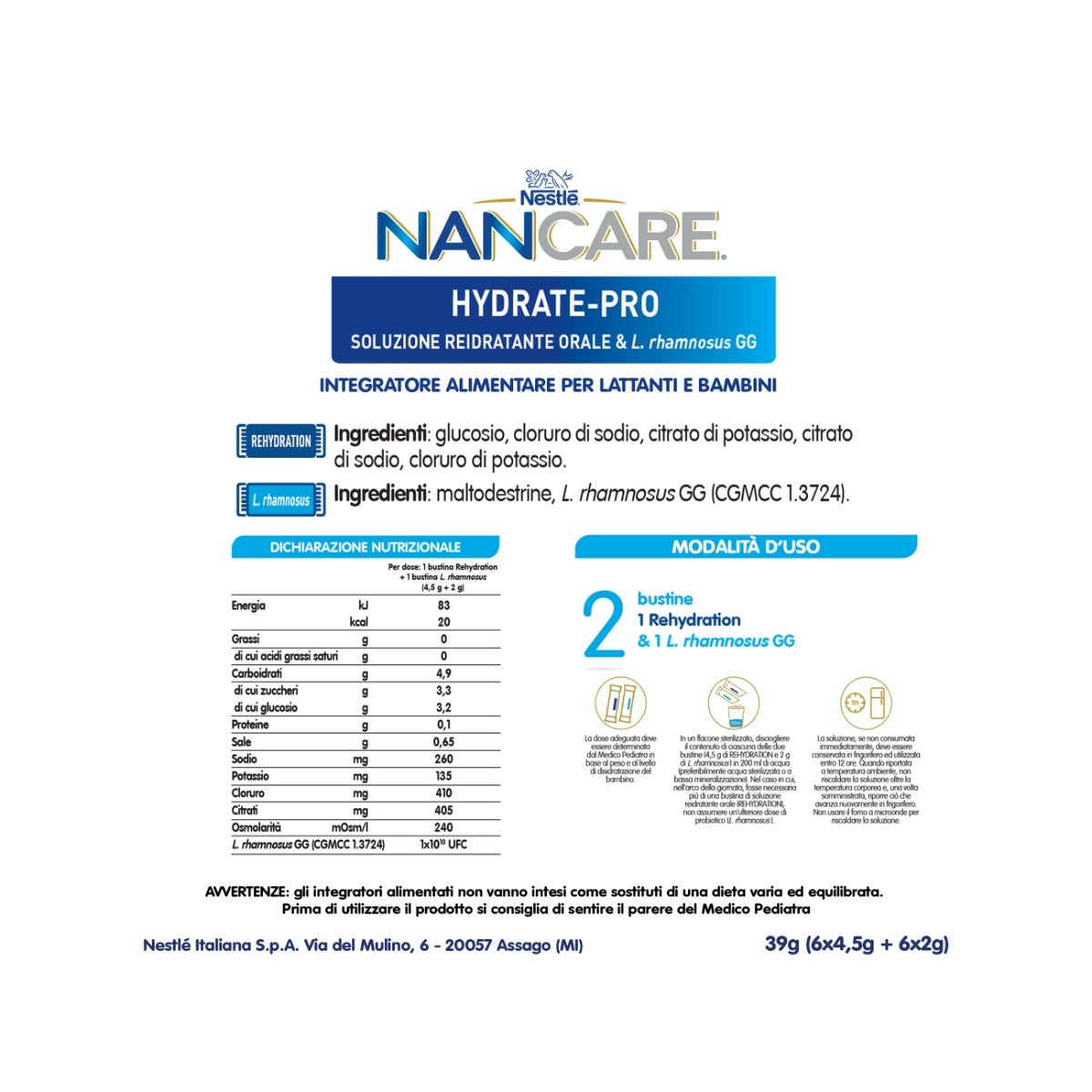 Nestlé Nancare Hydrate Pro 12 Sobres-2
