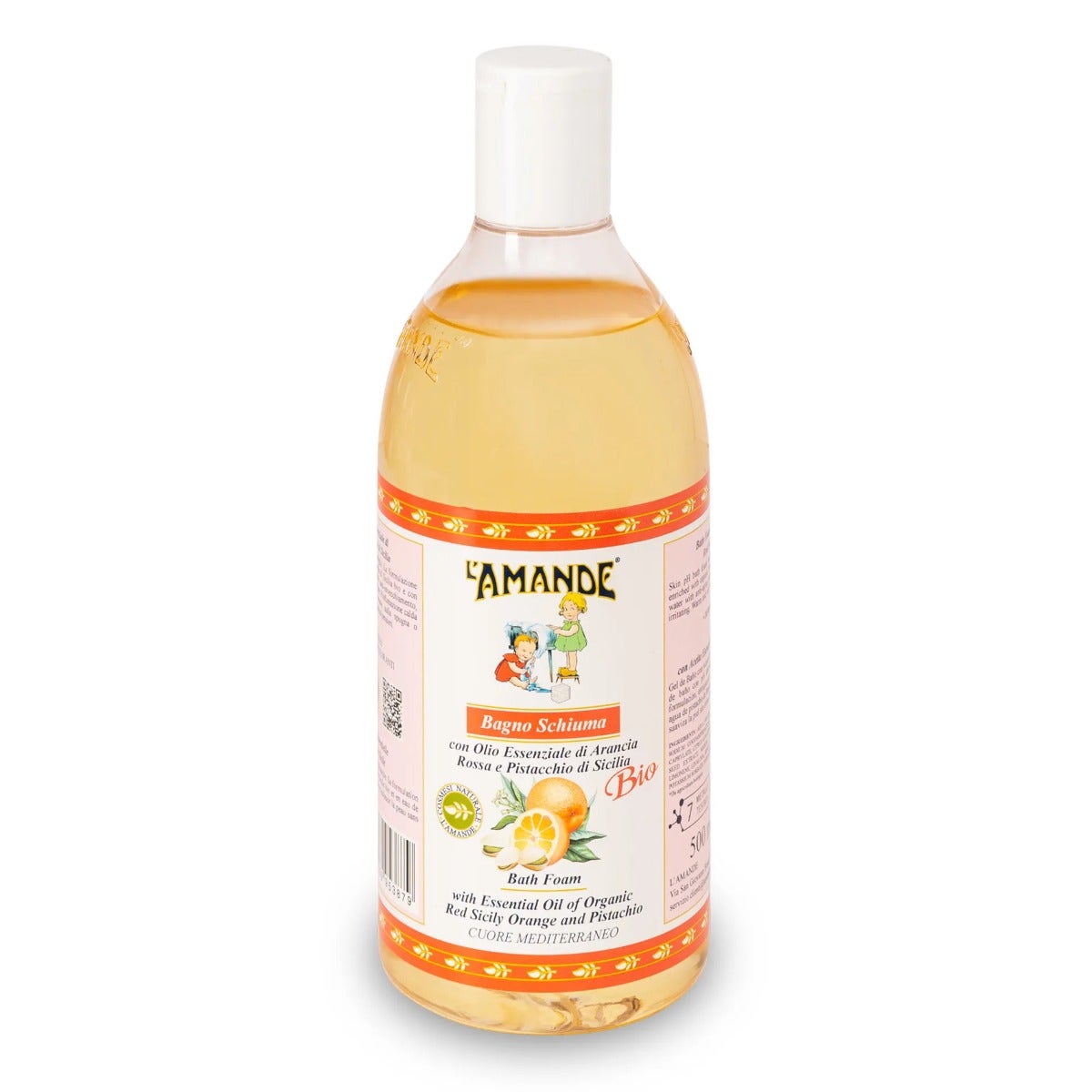 L'amande Espuma De Baño Naranja Roja Y Pistacho De Sicilia 500ml-1