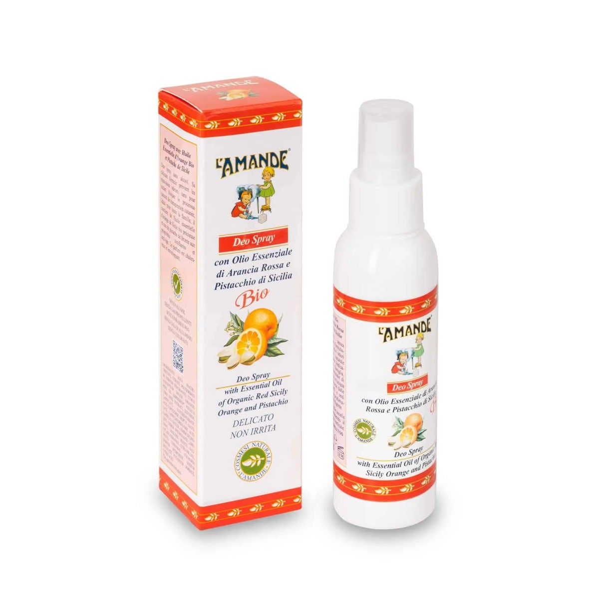 L'amande Deo Spray Naranja Roja Y Pistacho De Sicilia 100ml-2