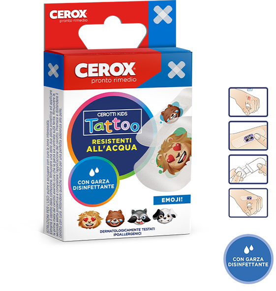 Cerox Parches Tatuaje Infantiles 20 Piezas-2