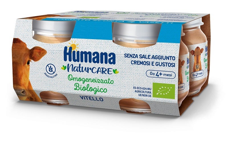 Humana Ternera Ecológica Homogeneizada 6x80g 4 Meses+-1