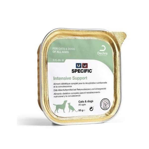 Dechra Specific Intensive Support F/C Comida Húmeda para Perros/Gatos Adultos Multipack 7x95g-1