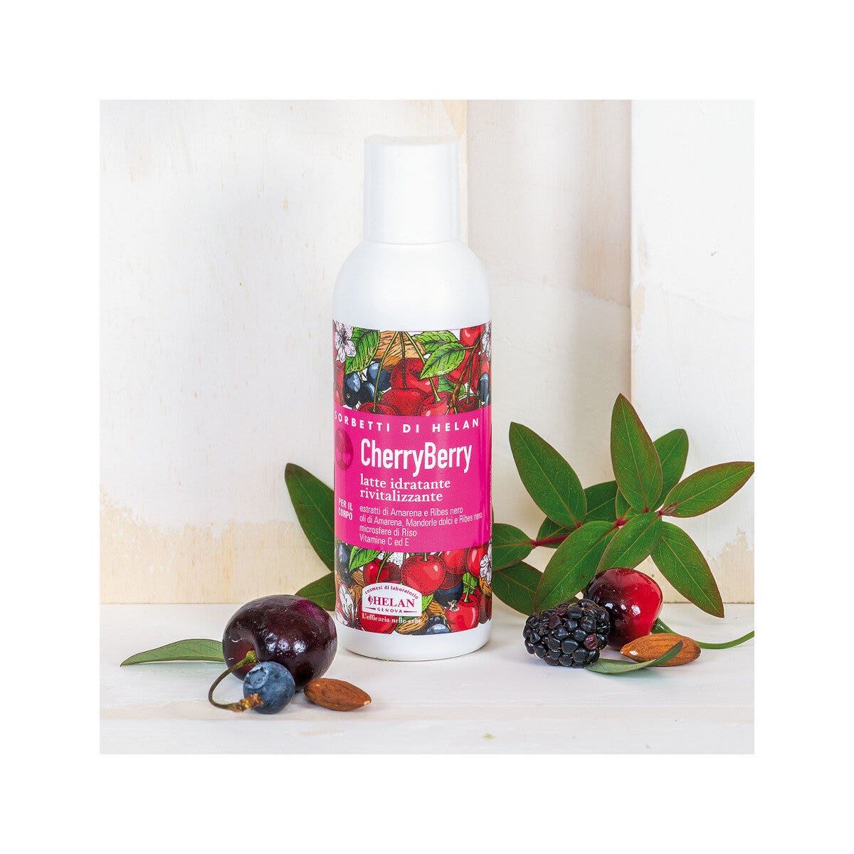 Helan I Sorbetti CherryBerry Leche Hidratante Revitalizante 150ml-3