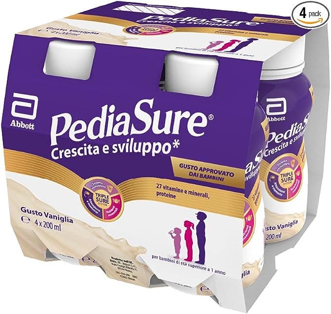 Pediasure Crecimiento y Desarrollo Vainilla 4x200ml-1
