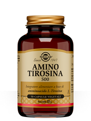 Solgar Amino Tirosina 500 50 Cápsulas Vegetarianas-1
