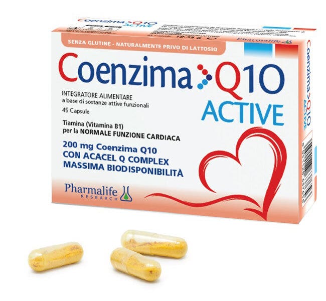 Pharmalife Coenzima Q10 Activa 45 Cápsulas-1