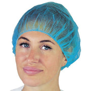 Bhealty Gorro Desechable Redondo Color Azul 100 Piezas-2