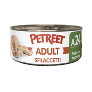 Petreet Adult Filetes De Pollo Con Espárragos Para Gatos Lata 70g-1
