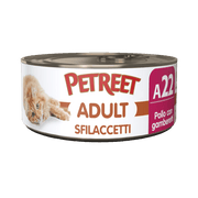 Petreet Adult Filetes De Pollo Con Gambas Para Gatos Lata 70g-1