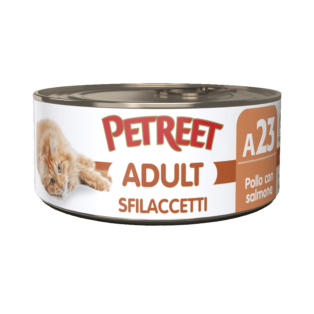 Petreet Adult Filetes De Pollo Con Salmón Para Gatos Lata 70g-1