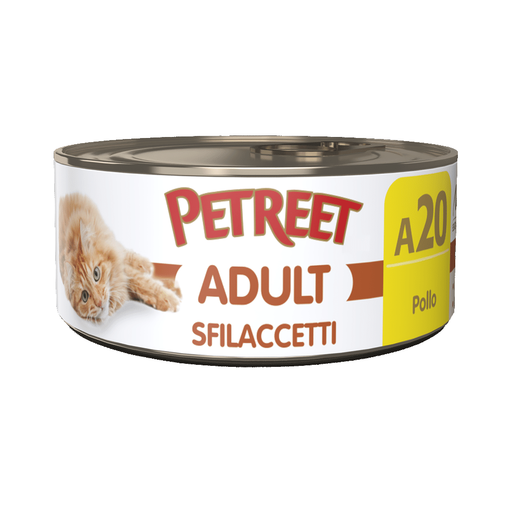 Petreet Adult Filetes De Pollo Para Gatos Lata 70g-1