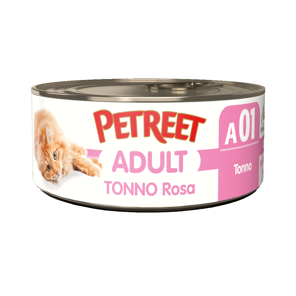 Petreet Atún Rosa Gato Adulto Tarro 70g-1