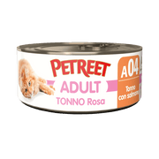 Petreet Adult Atún Rosado Con Salmón Para Gatos Lata 70g-1