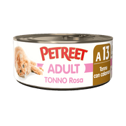 Petreet Adult Atún Rosado Con Calamares Para Gatos Lata 70g-1