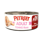 Petreet Adult Atún Rosado Con Caballa Para Gatos Lata 70g-1