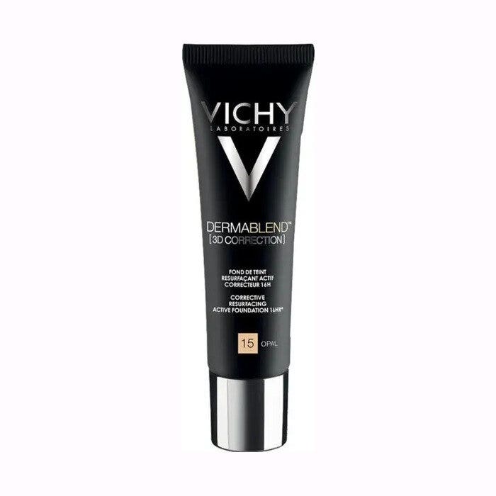 Vichy Dermablend 3D Base De Maquillaje Para Pieles Grasas Con Imperfecciones Tono 15 30ml-4