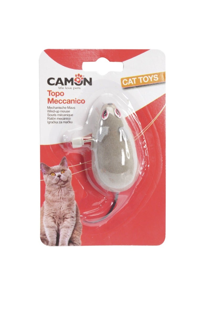 Camon Juguete Para Gatos Raton Mecanico De Colores 5cm-4