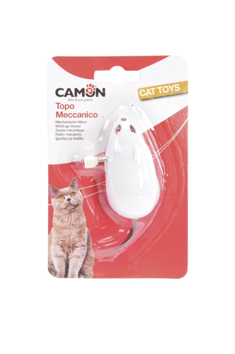 Camon Juguete Para Gatos Raton Mecanico De Colores 5cm-3